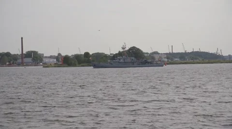 Navy ship Stock Footage 40993262