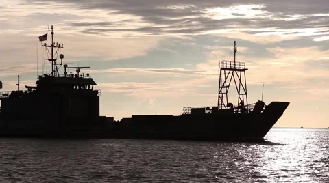 Navy ship in Key West Stock Footage 55452174