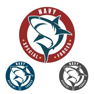 Navy Special Forces Emblem Stock Illustration