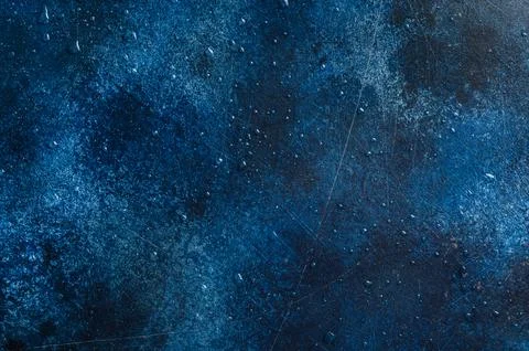 Navy steel texture with rough patterns and vintage tone ideal for dark culi.. 스톡 사진