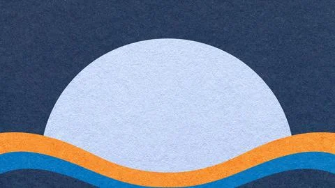 Navy textured paper background with light blue semicircle for copy space an.. Stock Illustration