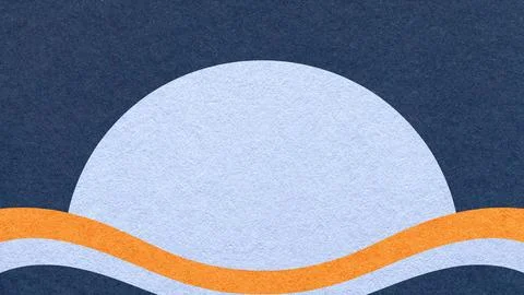 Navy textured paper background with light blue semicircle for copy space and  Stock Photos