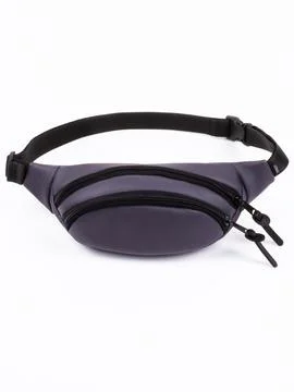 Navy waist bag front view Stock Photos