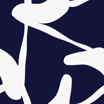 Navy White Abstract seamless pattern design Stock Illustration
