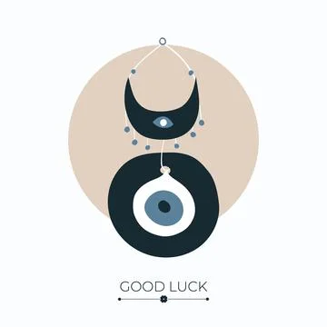 Nazar lucky charm Stock Illustration