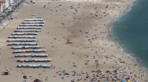 Nazaré Beach Stock Footage 40290666
