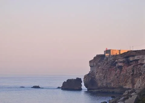 Nazaré Lighthouse Stock Photos