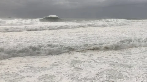 Nazaré Waves Stock Footage 104755563