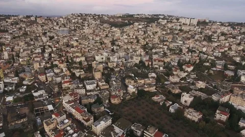 Nazareth Aerial View 스톡 동영상 71002096