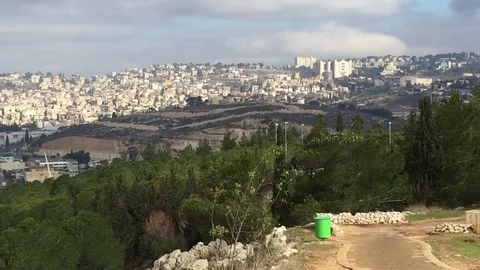 Nazareth, Panoramic view of the city Vídeos de archivo 82137687