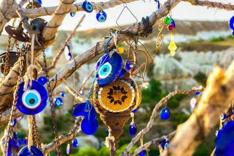 Nazars on tree Stock Photos