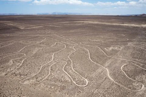 Nazca desert lines Stock-Fotos