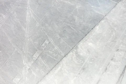 Nazca lines from the aircraft Foto stock
