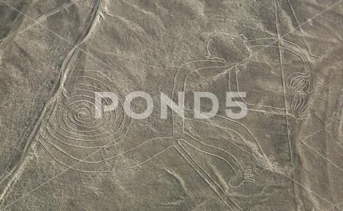 Nazca Lines - The Monkey Stock Photos