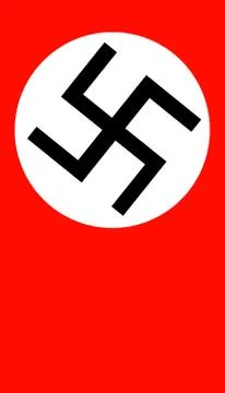 Nazi flag Stock Illustration