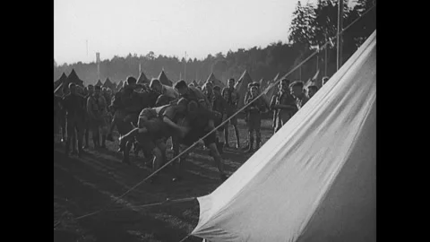 Nazi rally Stock Footage 256111012