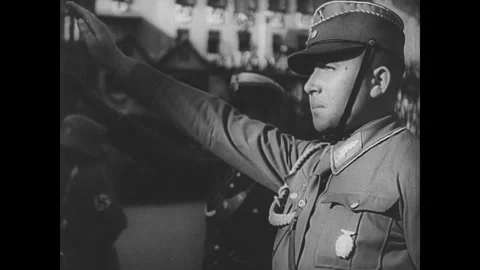 Nazis in Nuremberg Stock Footage 253667747