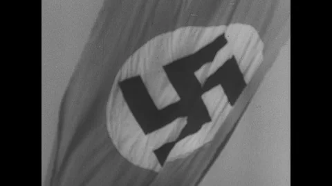 Nazis in Nuremberg Video stock 253668675