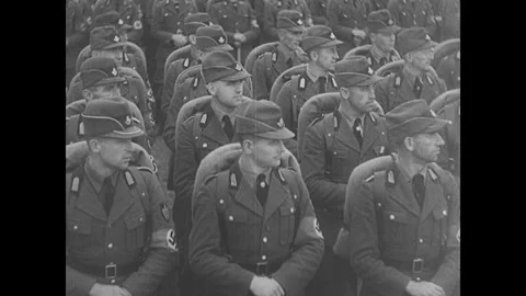 Nazis in Nuremberg Video stock 253669055