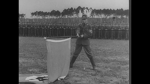 Nazis in Nuremberg Video stock 253669378