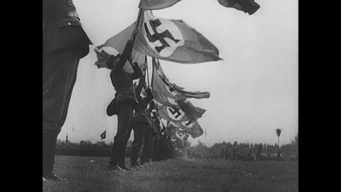 Nazis in Nuremberg Stock Footage 253669541