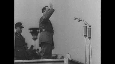 Nazis in Nuremberg Video stock 253670210