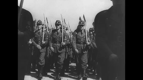 Nazis in Nuremberg Stock Footage 253670326