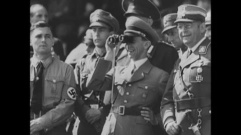 Nazis in Nuremberg Video stock 253672030