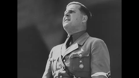 Nazis in Nuremberg Video stock 253672367