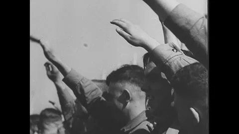 Nazis in Nuremberg Stockbeeldmateriaal 253674222