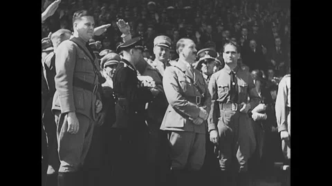 Nazis in Nuremberg Video stock 253674285