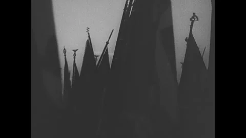 Nazis in Nuremberg Video stock 253675277