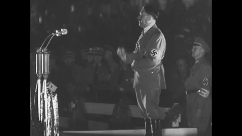 Nazis in Nuremberg Stock Footage 253676645