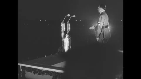 Nazis in Nuremberg Video stock 253676832