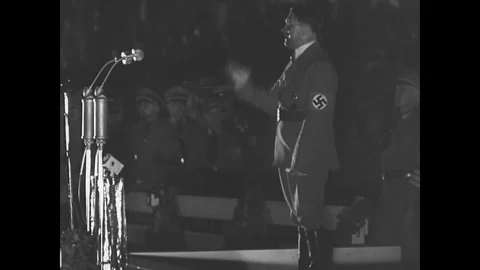 Nazis in Nuremberg Video stock 253677154