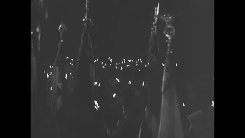 Nazis in Nuremberg Stock Footage 253677377