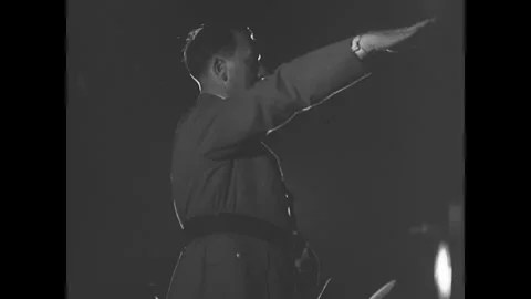 Nazis in Nuremberg Stock Footage 253677689