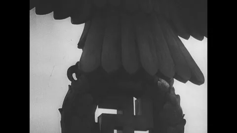 Nazis in Nuremberg Stock Footage 253677769