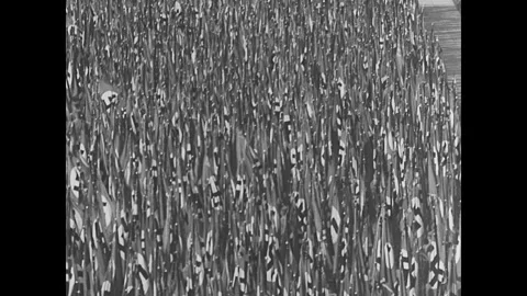 Nazis in Nuremberg Video stock 253678864