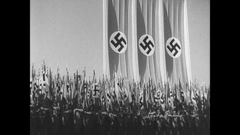 Nazis in Nuremberg Stock Footage 253680513