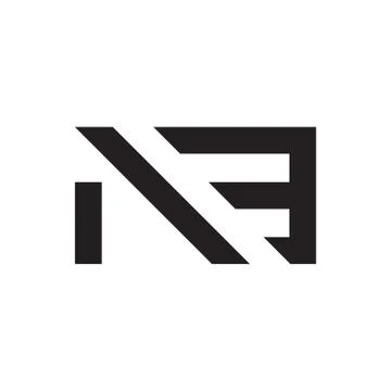 Nb initial letter vector logo icon Stock-Illustration