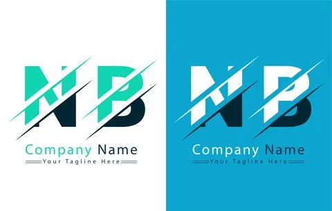 NB Letter Logo Vector Design Concept Elements Stock Illustration