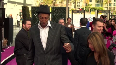 NBA All-Star T-Mobile Magenta Carpet, Los Angeles - 20 Feb 2011 Stock Footage 205220537