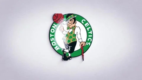NBA Boston Celtics Logo Stock Footage 233079676