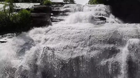 NC waterfall slow 스톡 동영상 240236472