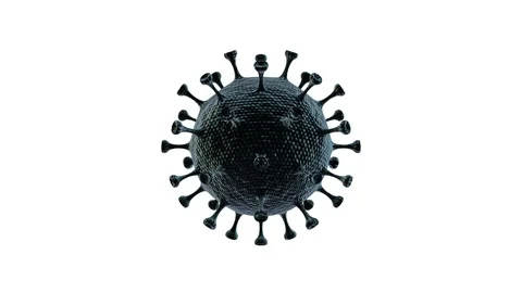 Ncov 19 3d animation loop Video stock 127225696