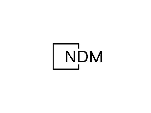 NDM letter initial logo design vector illustration Stock Illustration