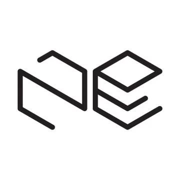 Ne initial letter vector logo icon Ilustração Stock