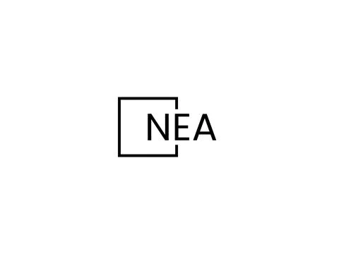 NEA letter initial logo design vector illustration Stock Illustration