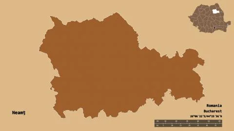 Neamt, county of Romania, zoomed. Pattern Stock Illustration
